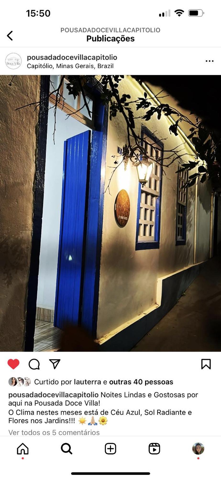 Pousada Doce Villa Capitólio Buitenkant foto